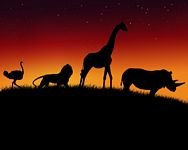 pic for Africa Animal Silhoutte 1600x1280